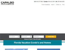 Tablet Screenshot of capalborental.com